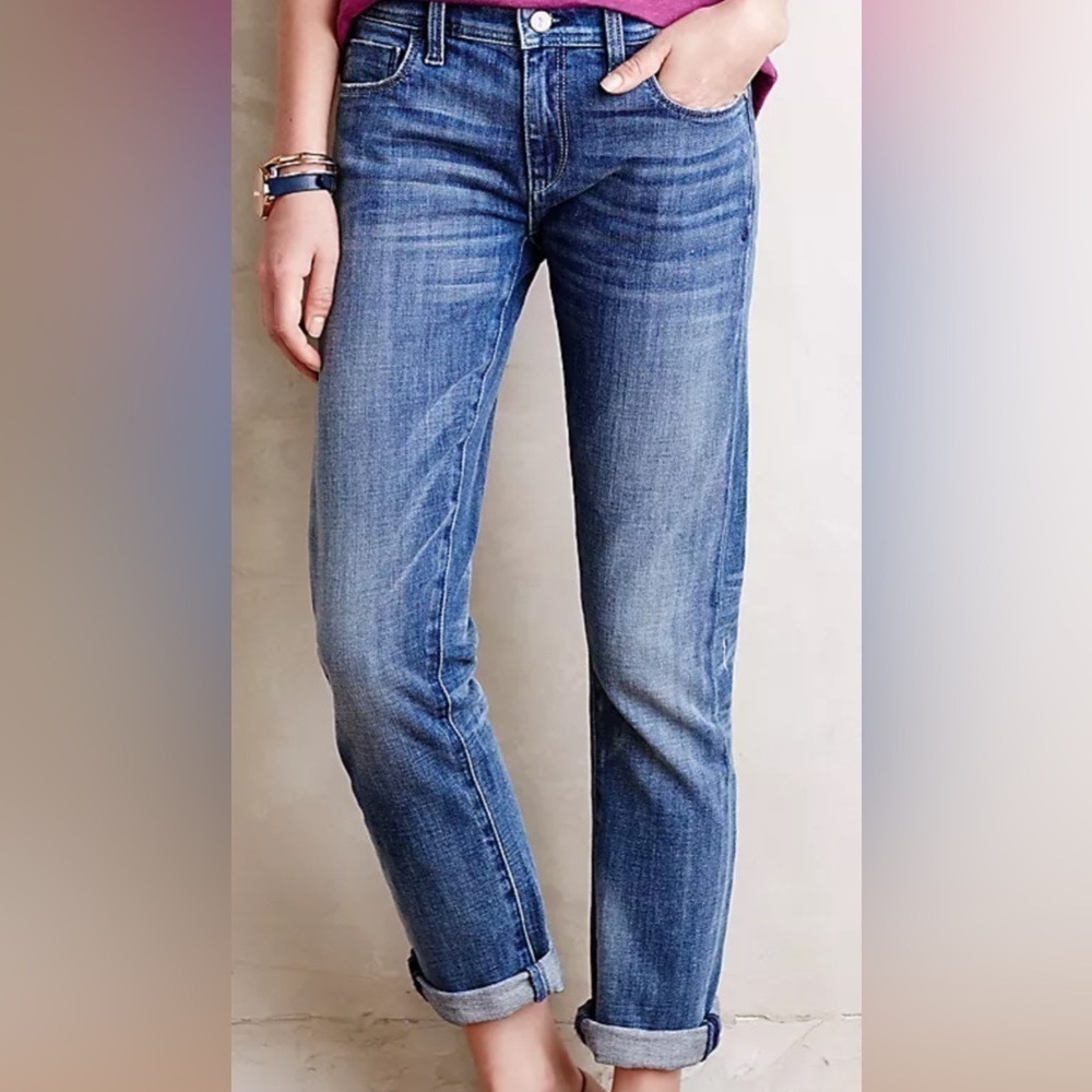 Anthropologie Pilcro and the Letterpress Women’s Blue Jeans